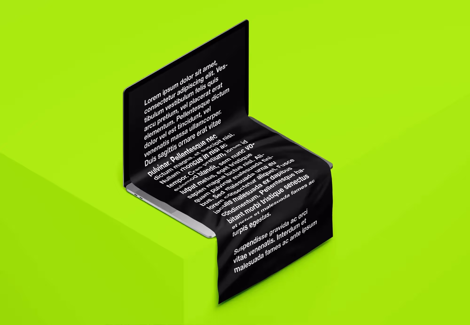 Free MacBook Long Scroll Mockup | Premium Download Ready