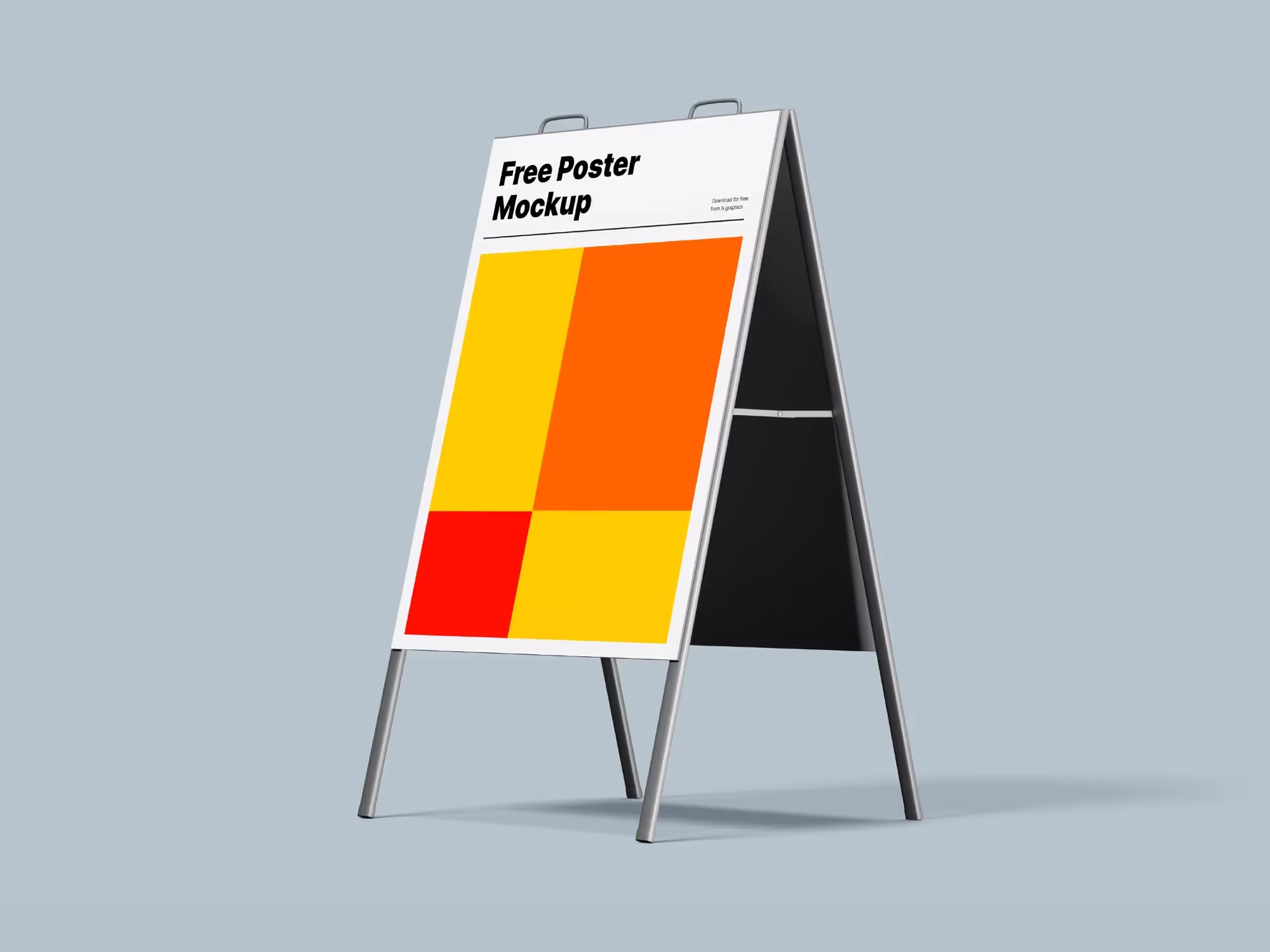 Two A-Stand Poster Mockups | Professional Template