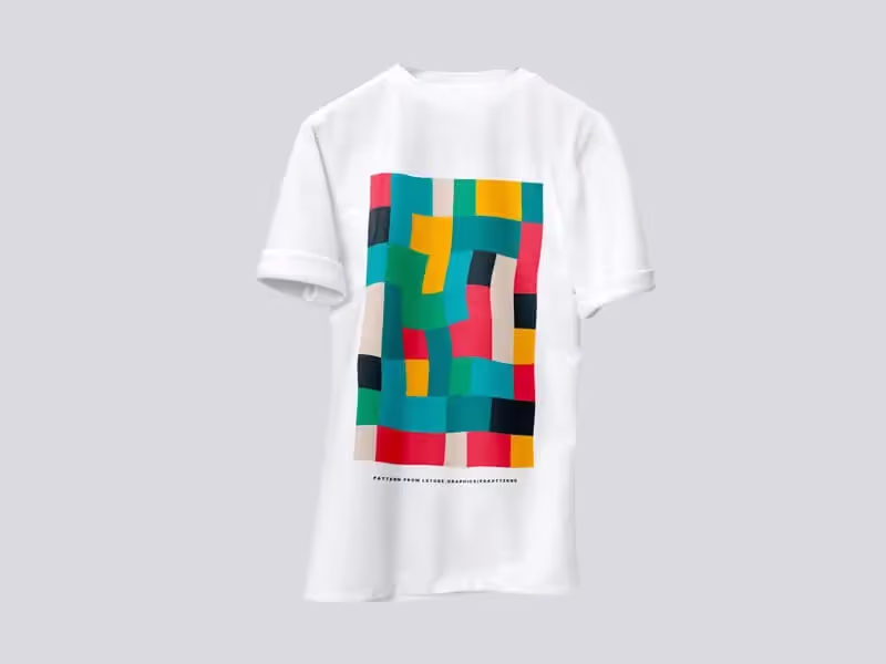 Different Colors Free T-Shirt Mockup