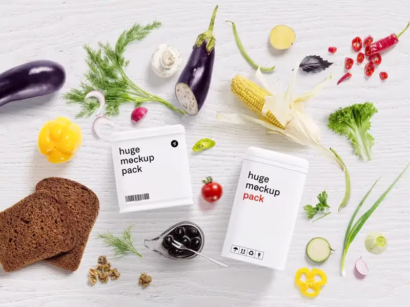 Free Food Mockup Scene Creator