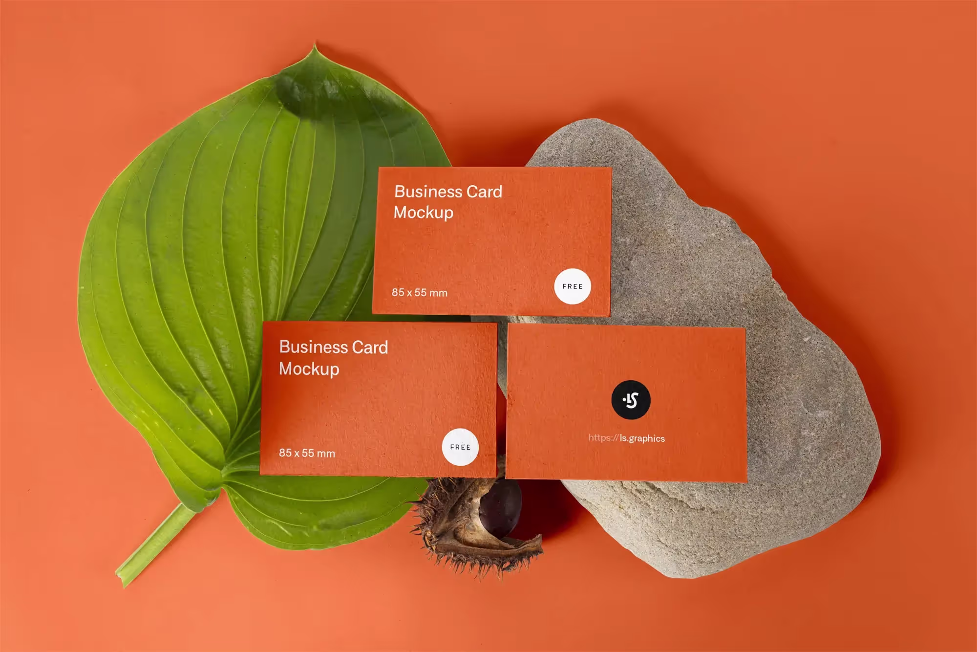 Free Three Business Cards Mockups | Best Commercial Version