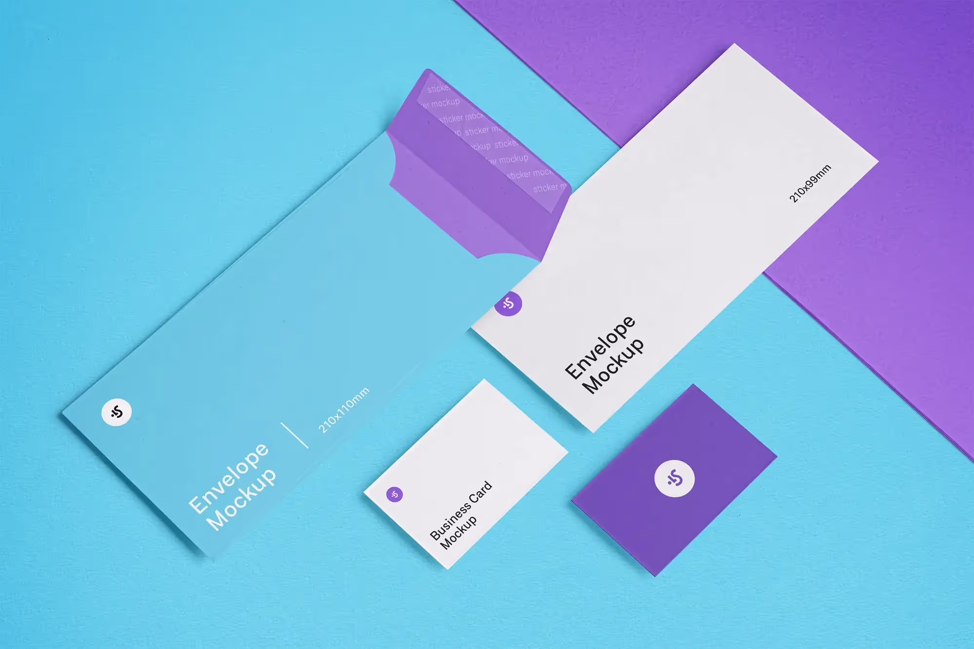 Envelope and Business Card Mockups | Commercial License Ready