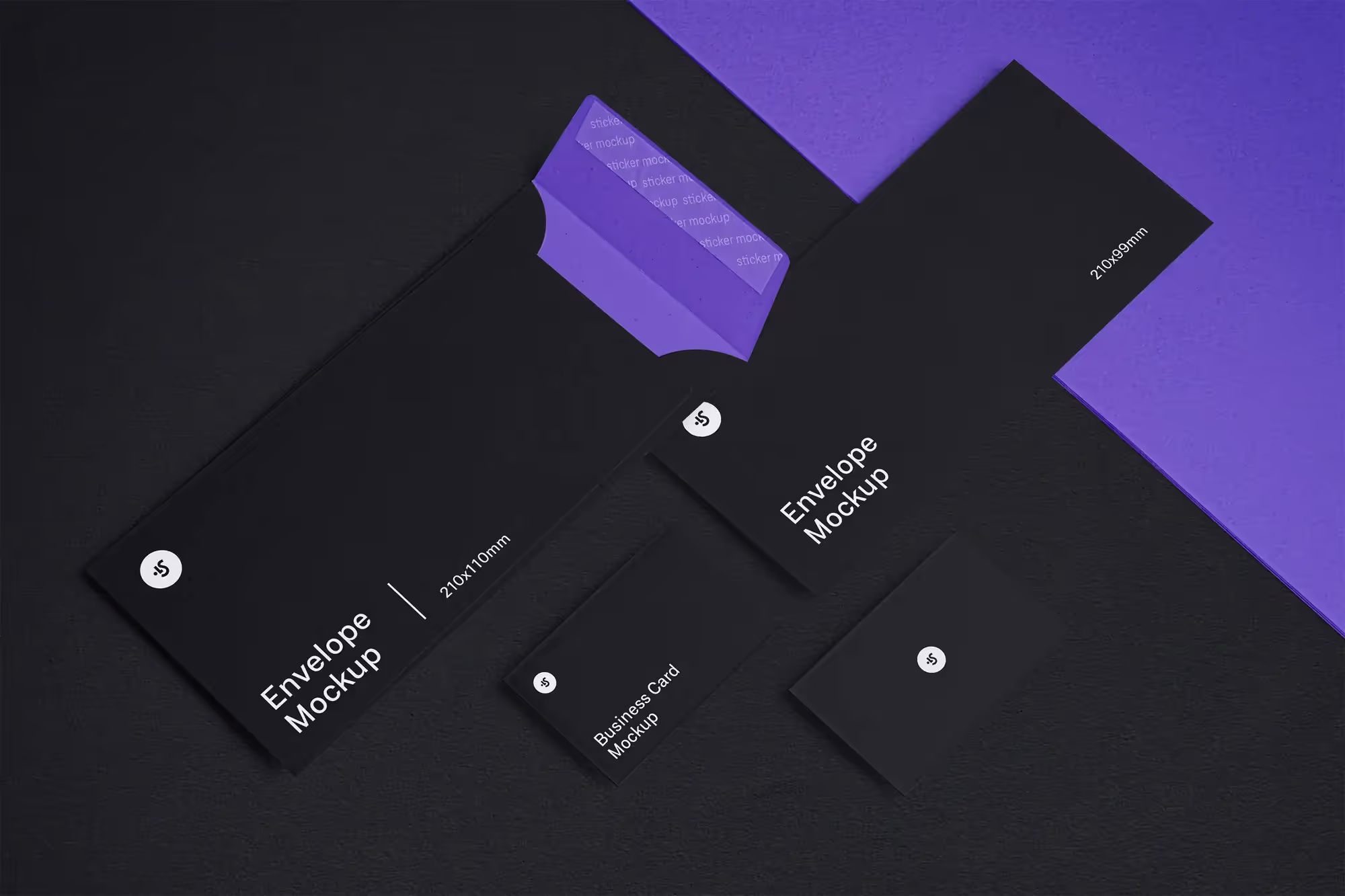 Envelope and Business Card Mockups | Pro Designer Pack