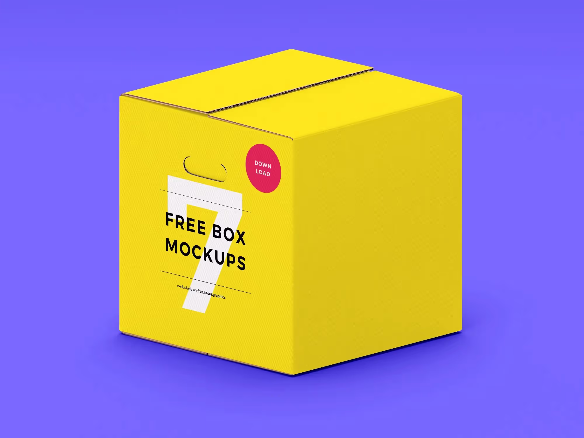 Free 7 Changeable Boxes Mockups | Pro Designer Pack