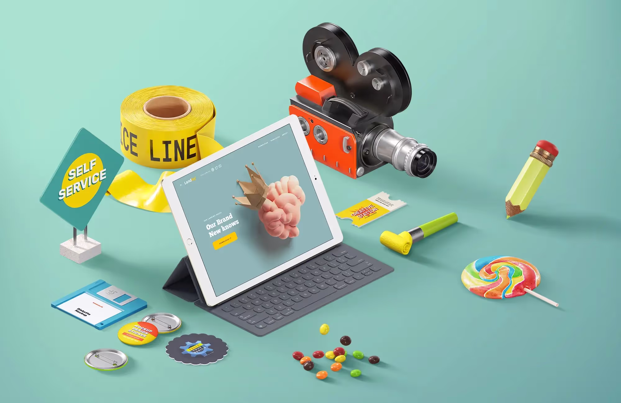 Free Mockups and Header Image | Available on ls.graphics