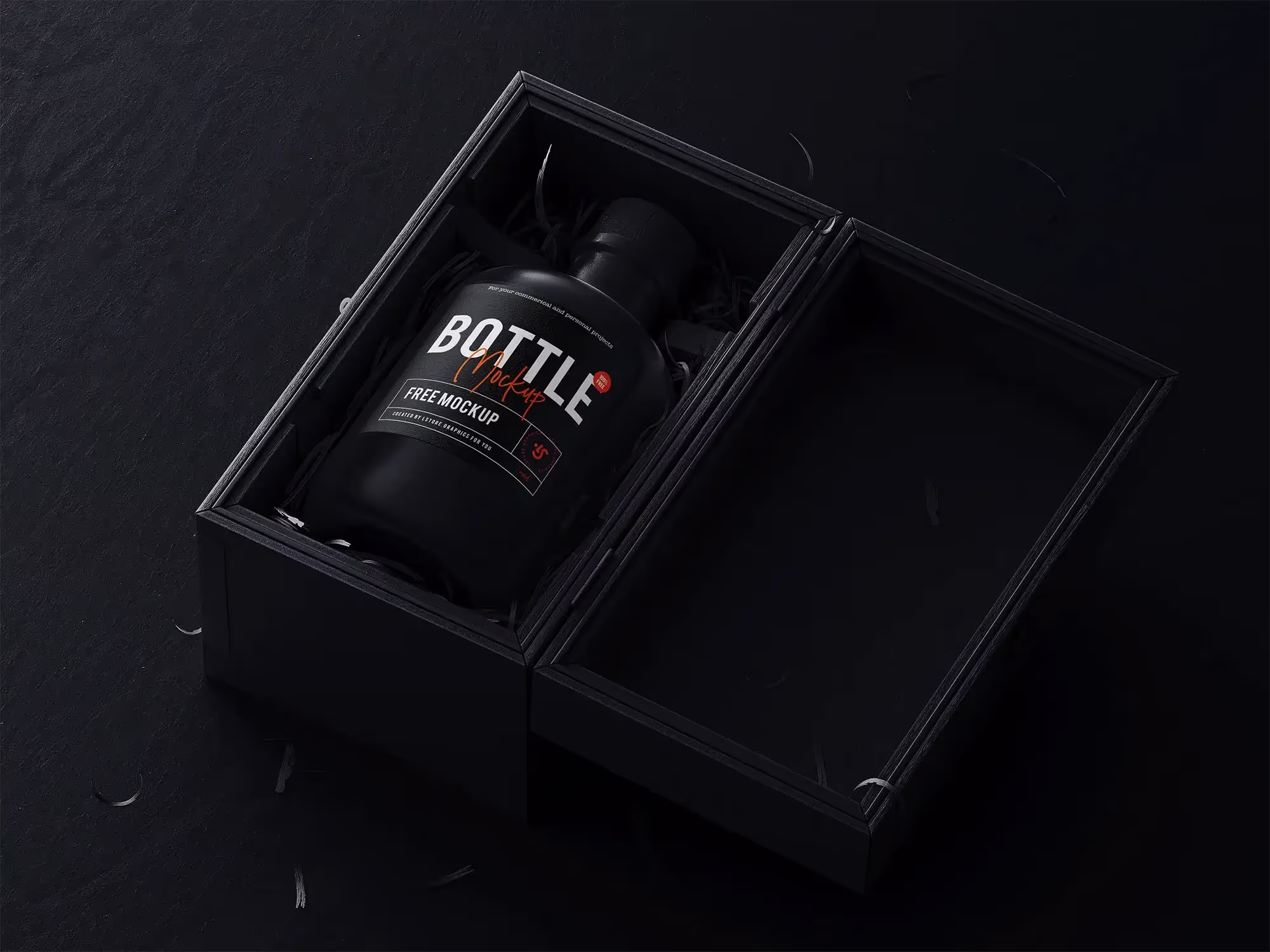 Bottle Logo Mockup | Download at ls.graphics