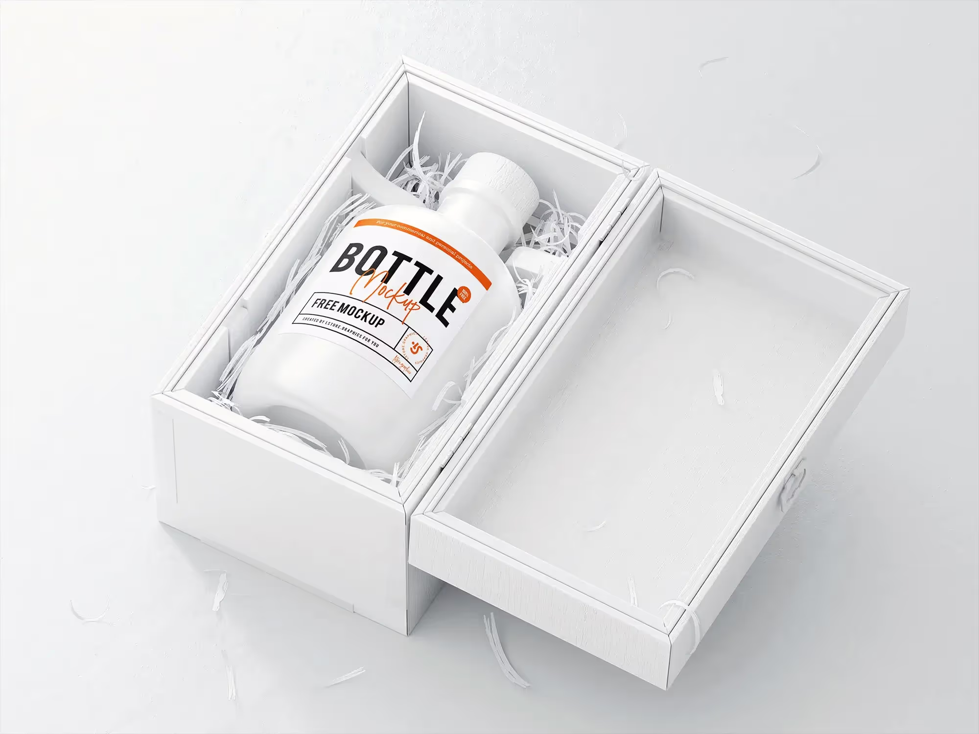 Bottle Logo Mockup | Best Seller Template