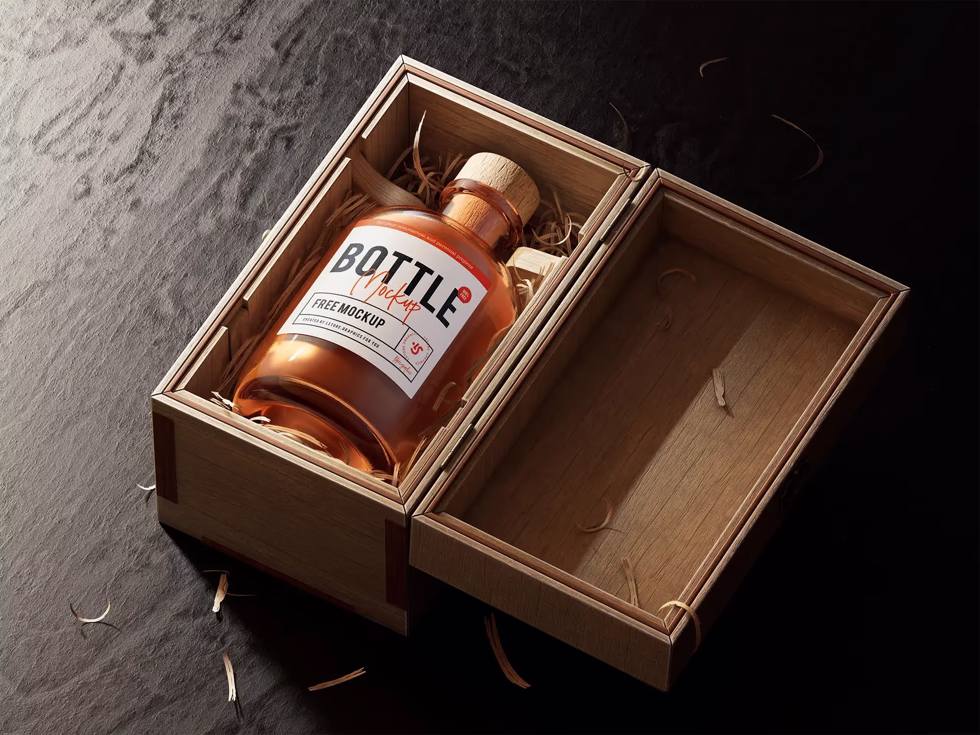 Bottle Logo Mockup | Premium Download Ready