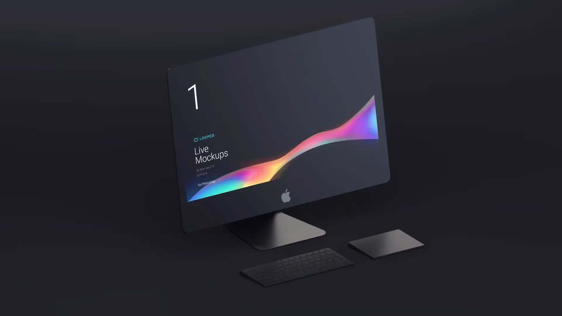 8 Black Clay Apple Devices Mockups | Best Commercial Version