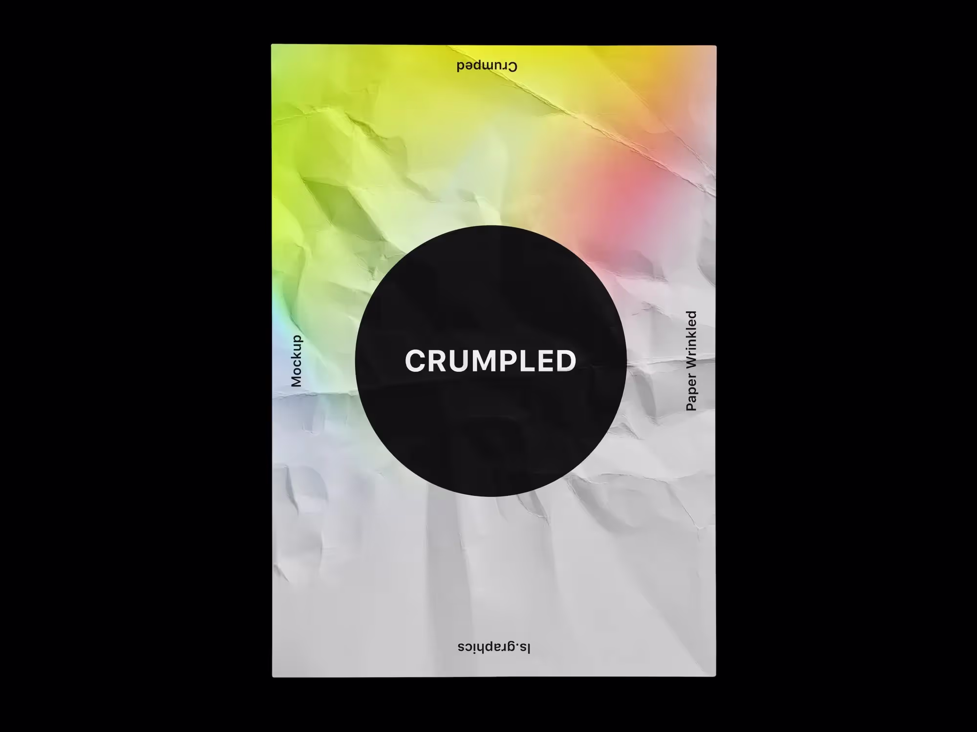 Free Crumpled Paper Mockup | Top Selling Mockup