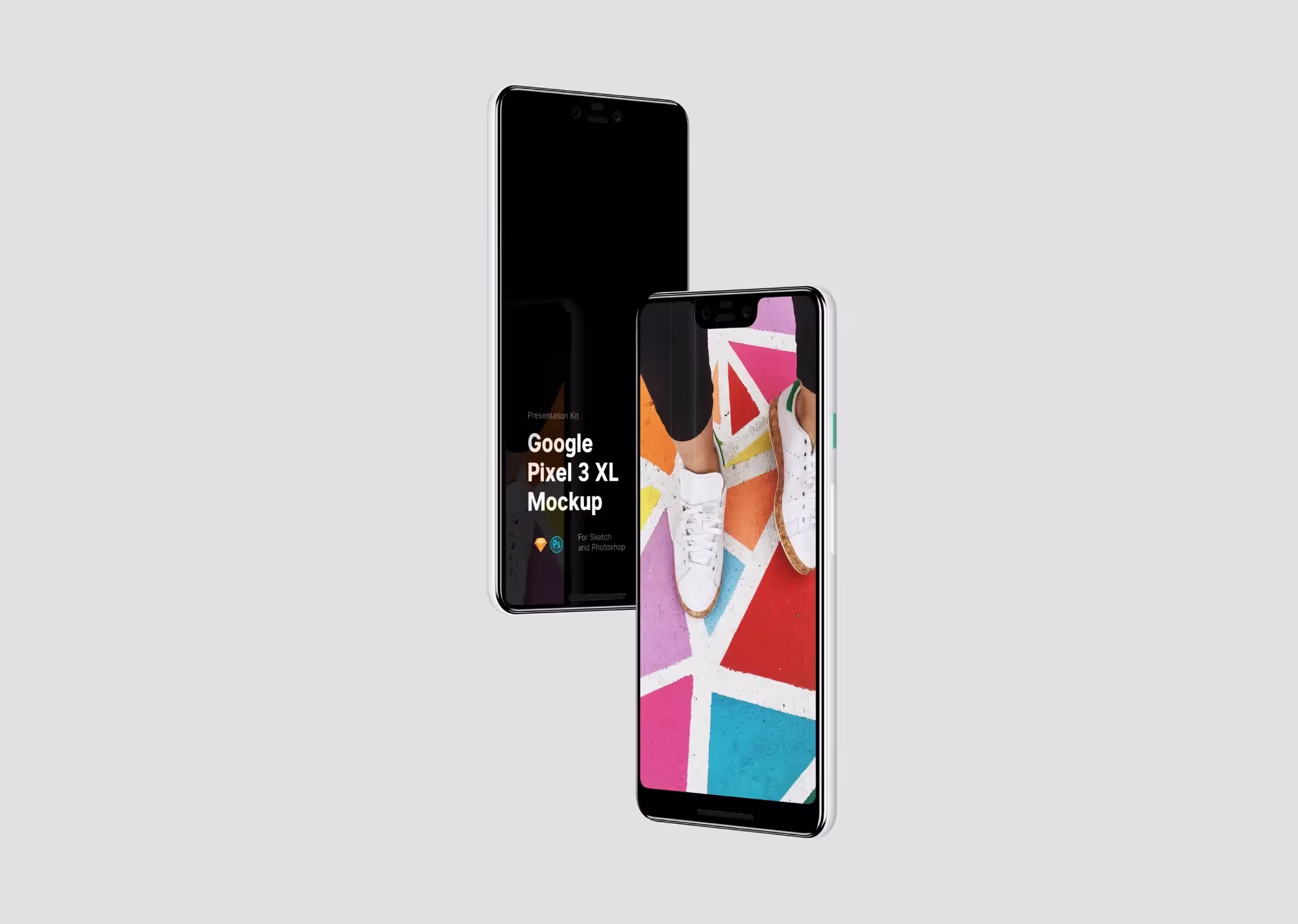 Free Google Pixel 3 XL Mockup | Professional Template