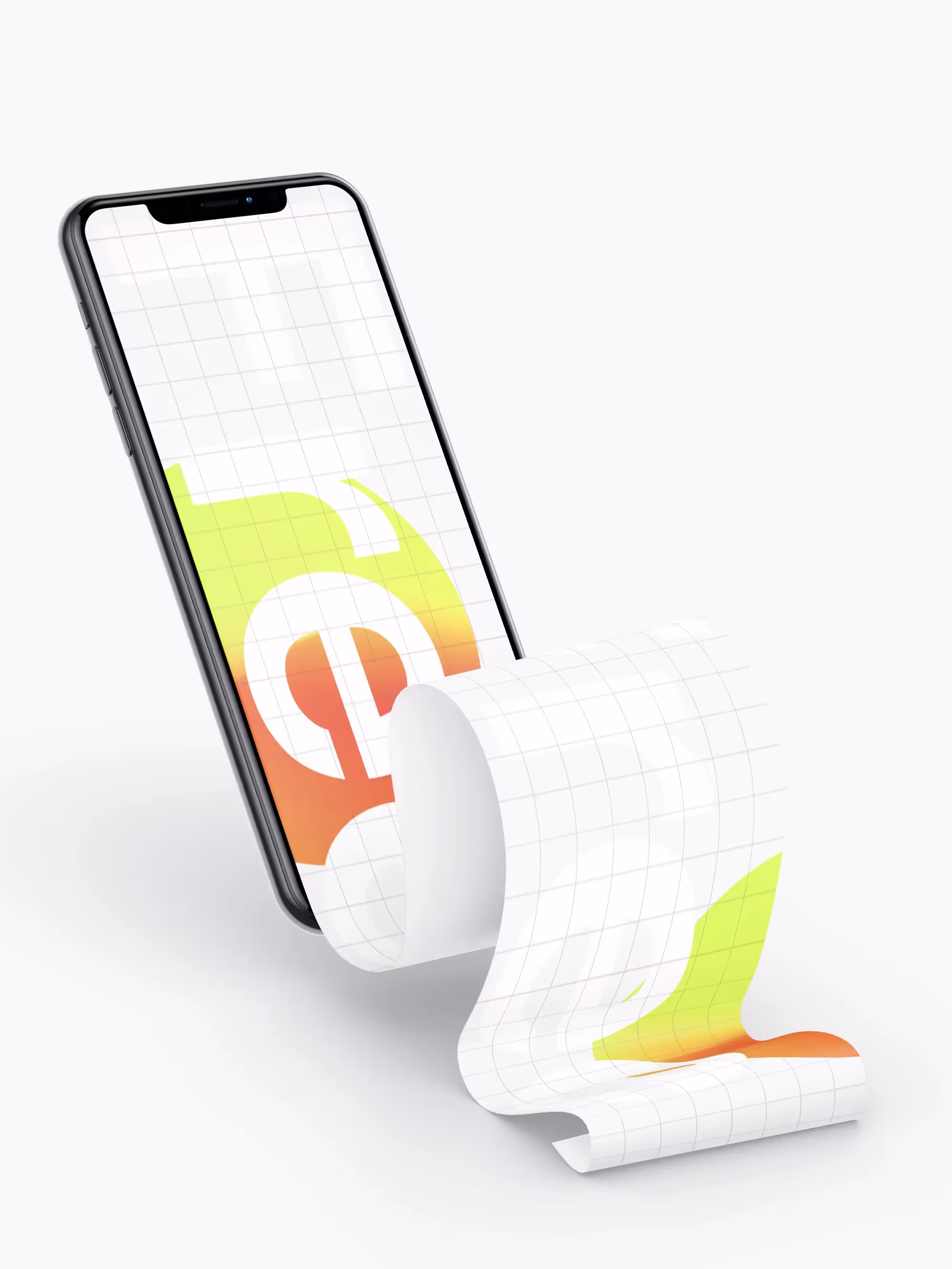 Free iPhone XS Longscroll Mockup | High Quality Asset