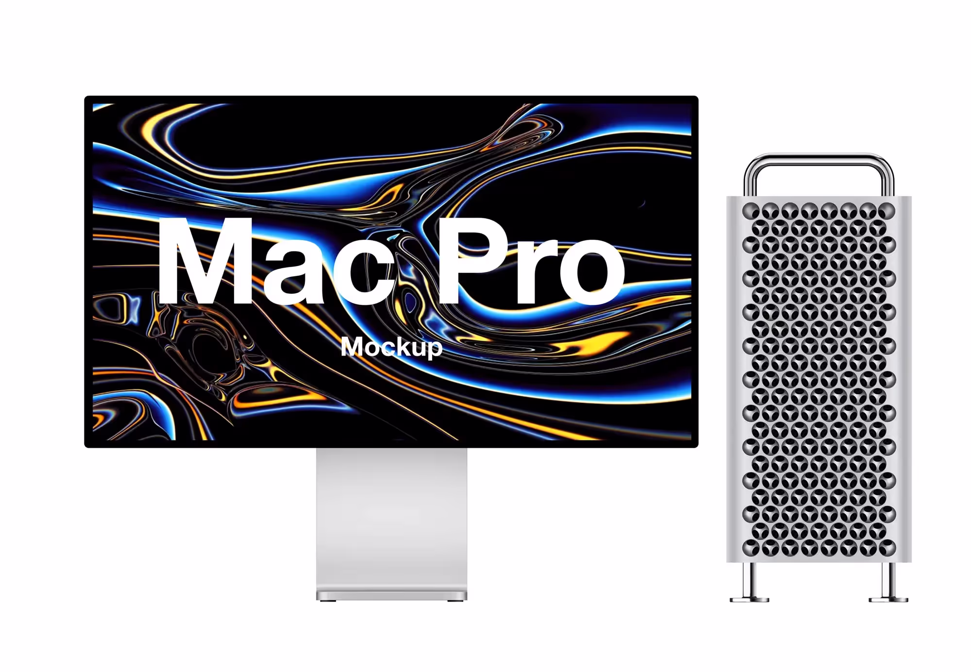 Free Mac Pro Mockup | High Quality Asset