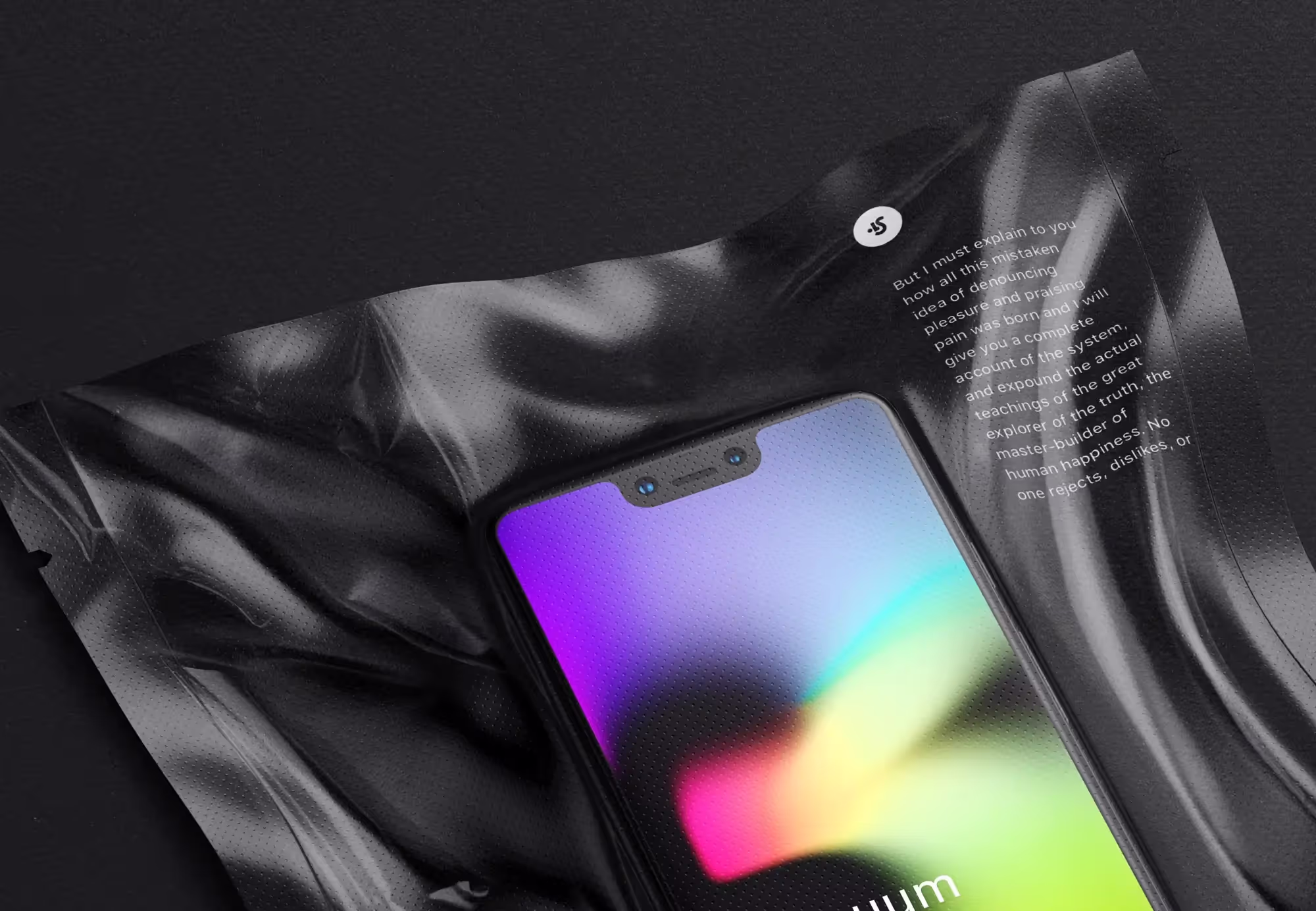 Free Vacuum Plastic Pixel 3 XL Mockup | Full Resolution File