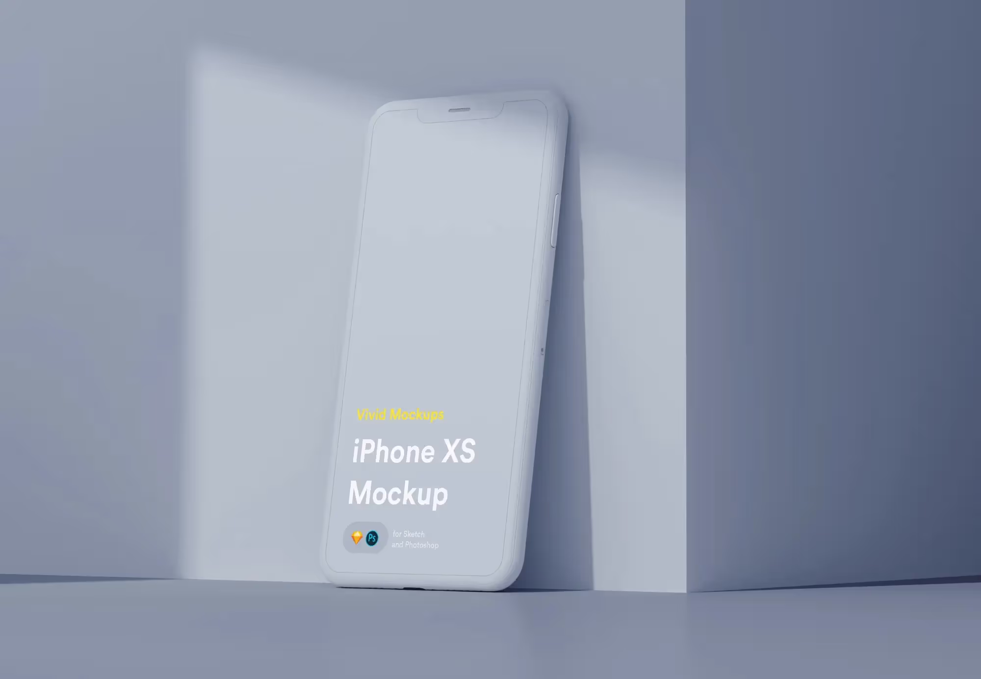 Free Vivid iPhone X Mockup | Full Resolution File