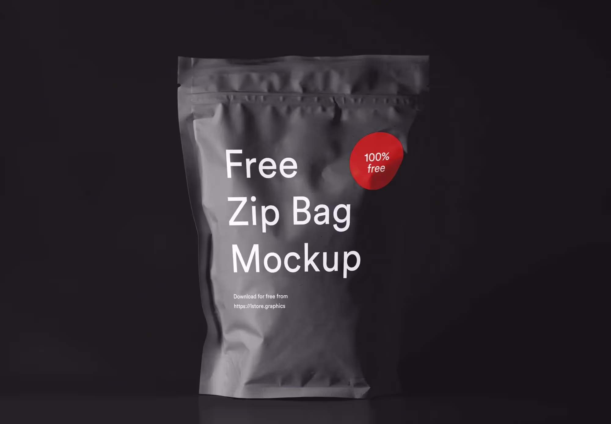 Free Zip Bag Mockup | Best Seller Template