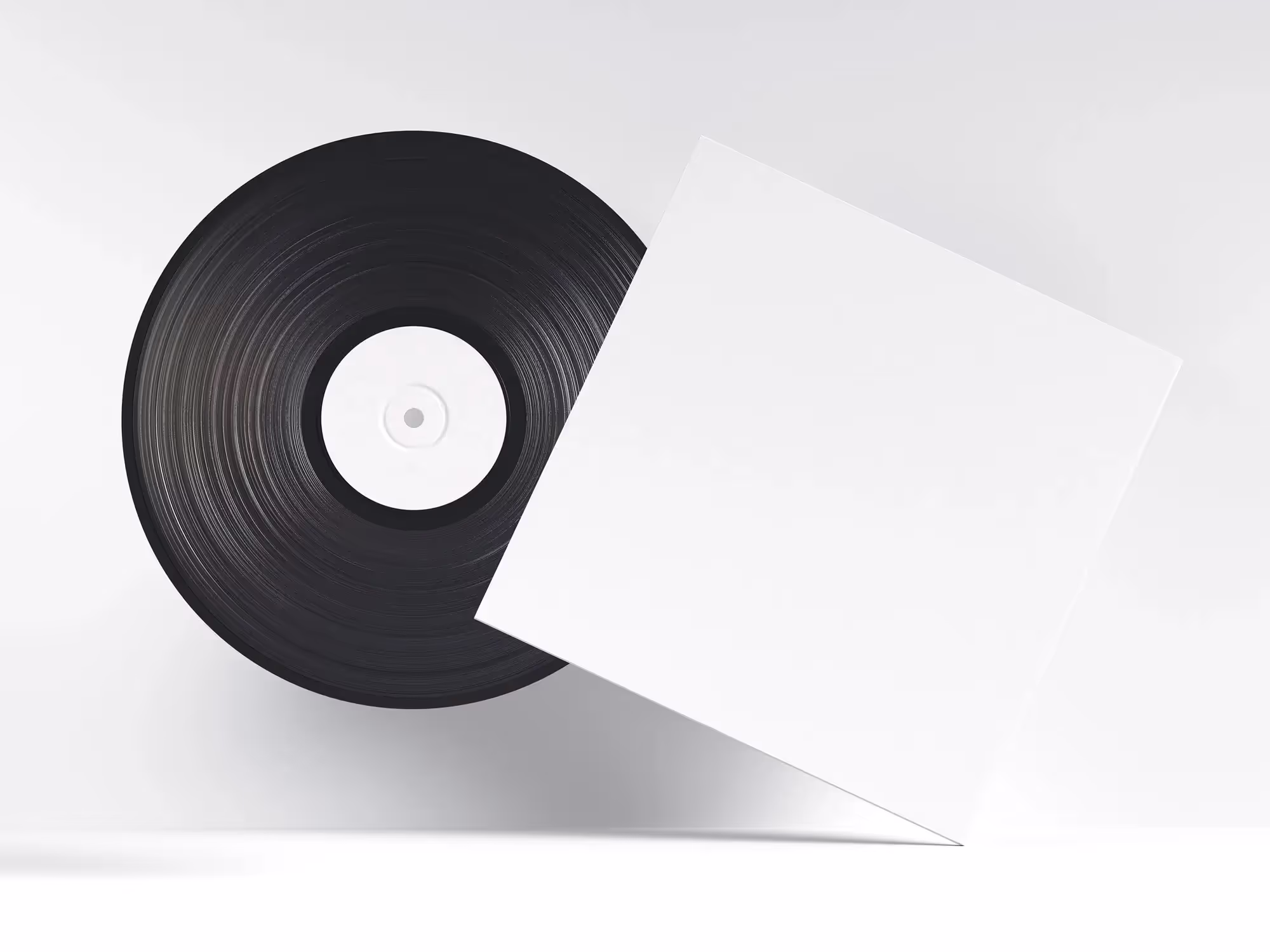 Elegant Vinyl and Cover PSD Mockup | Pro Design Resource