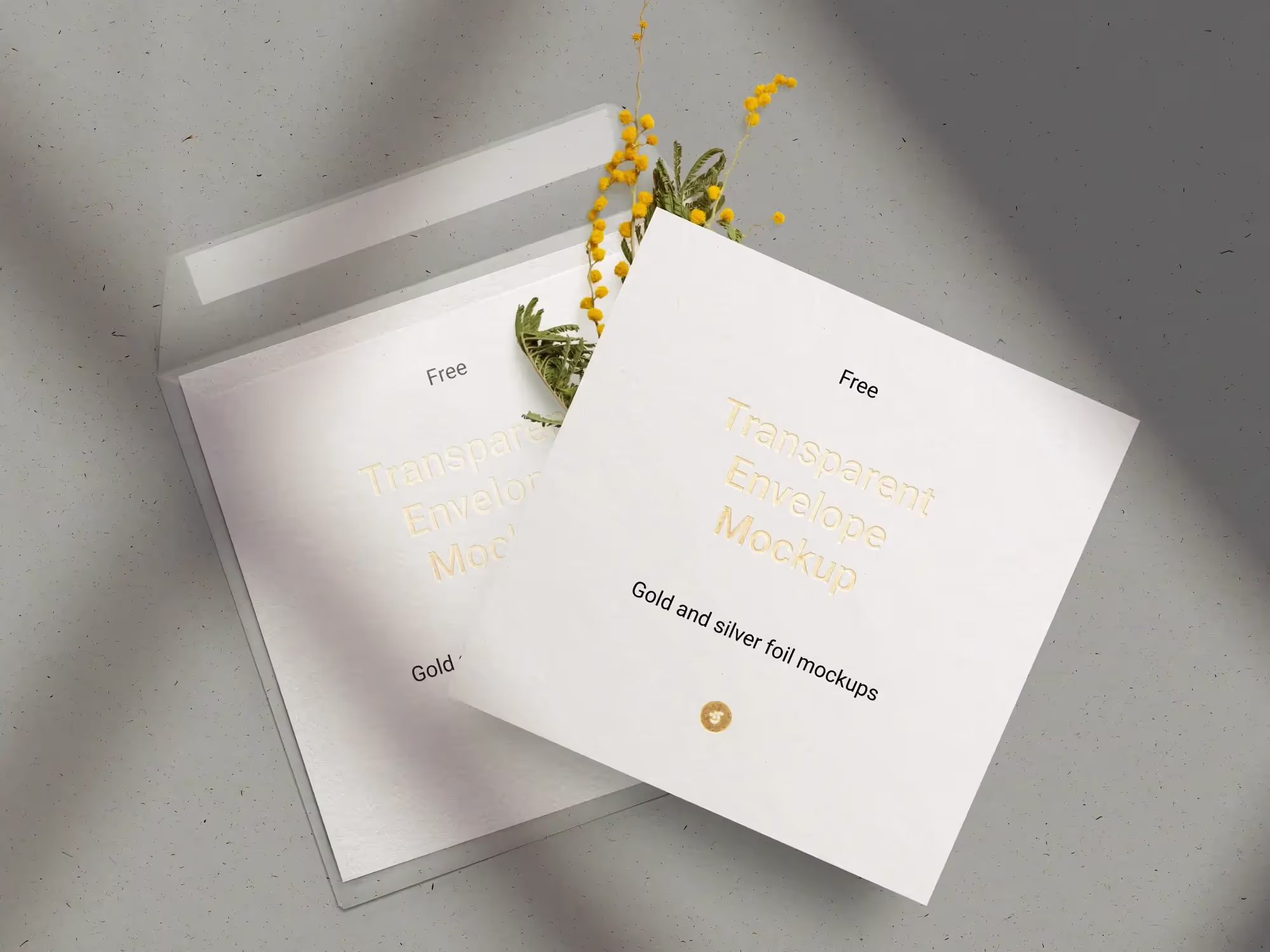 Free Envelope & Card Mockup | Premium Download Ready