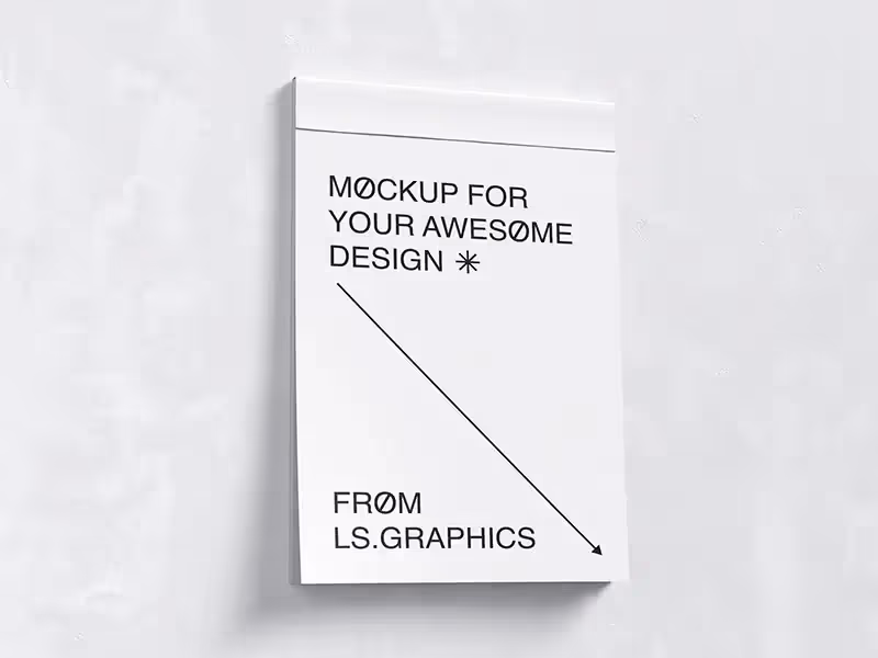Free Wall To-Do List Cover Mockup
