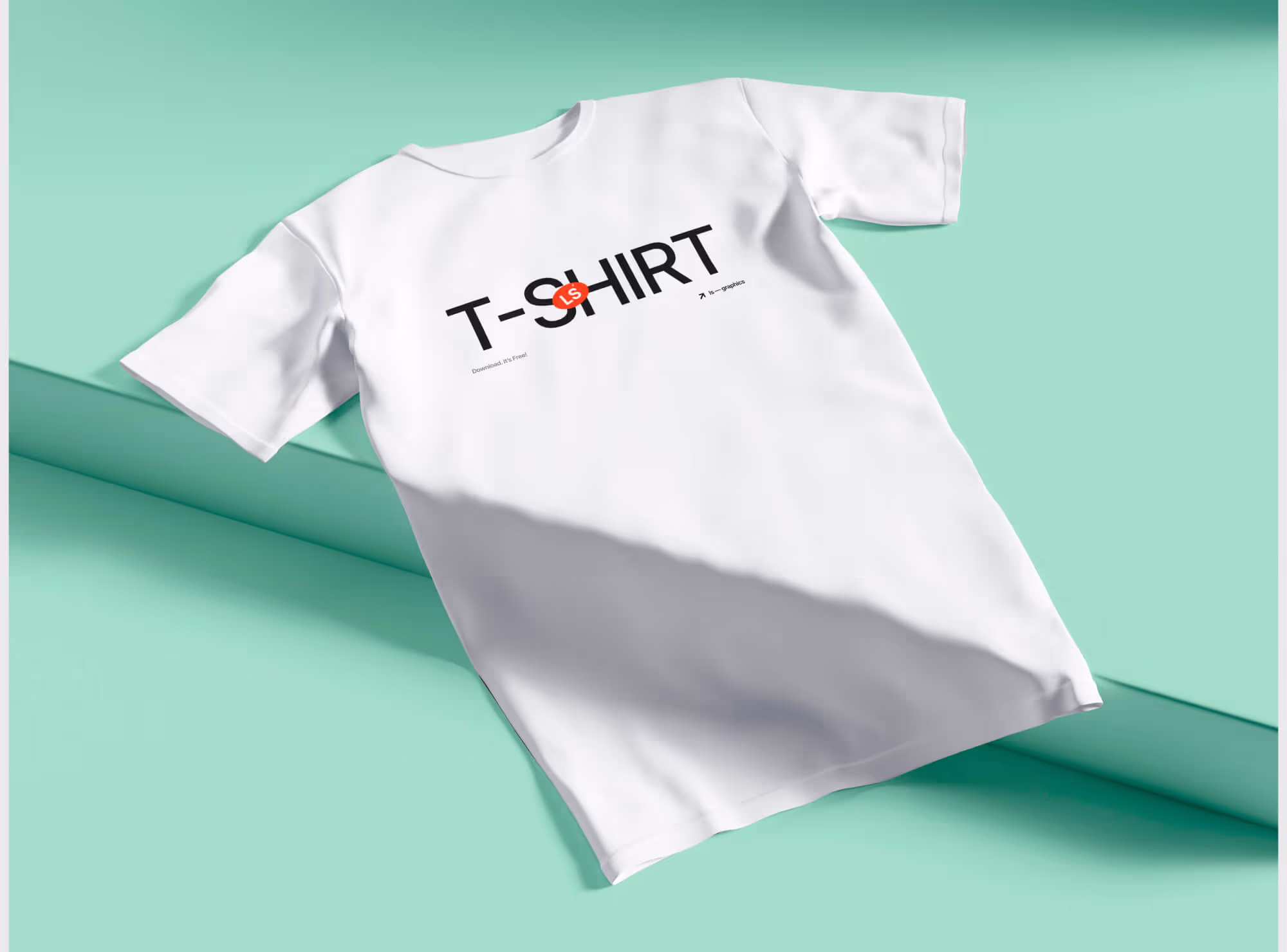 Free Minimalistic T-Shirt Mockup | High Quality Asset