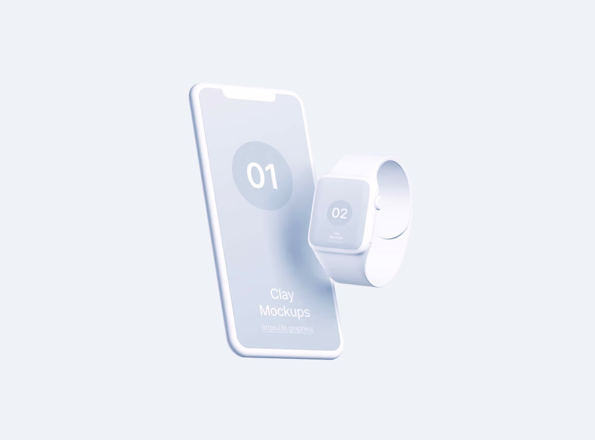 Free iPhone and Watch Mockup | Best Seller Template