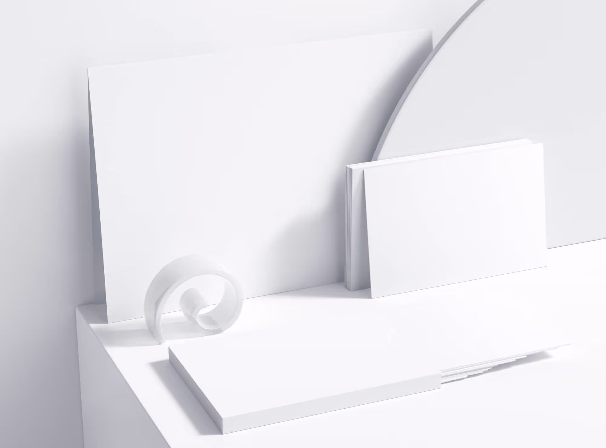 Free Paper and Business Cards Mockup | High Quality Asset