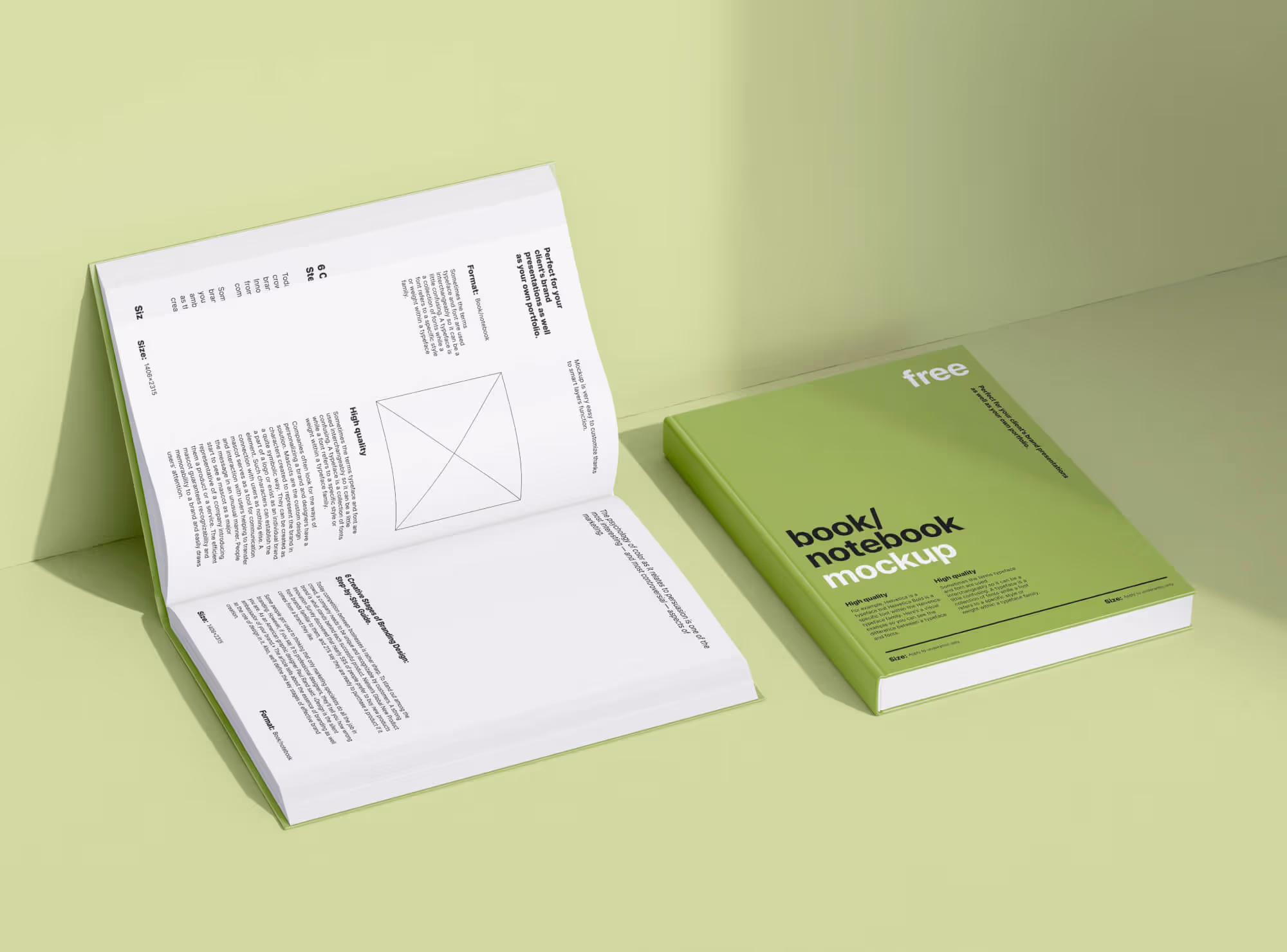 Free 2 Books Mockup | Pro Design Resource