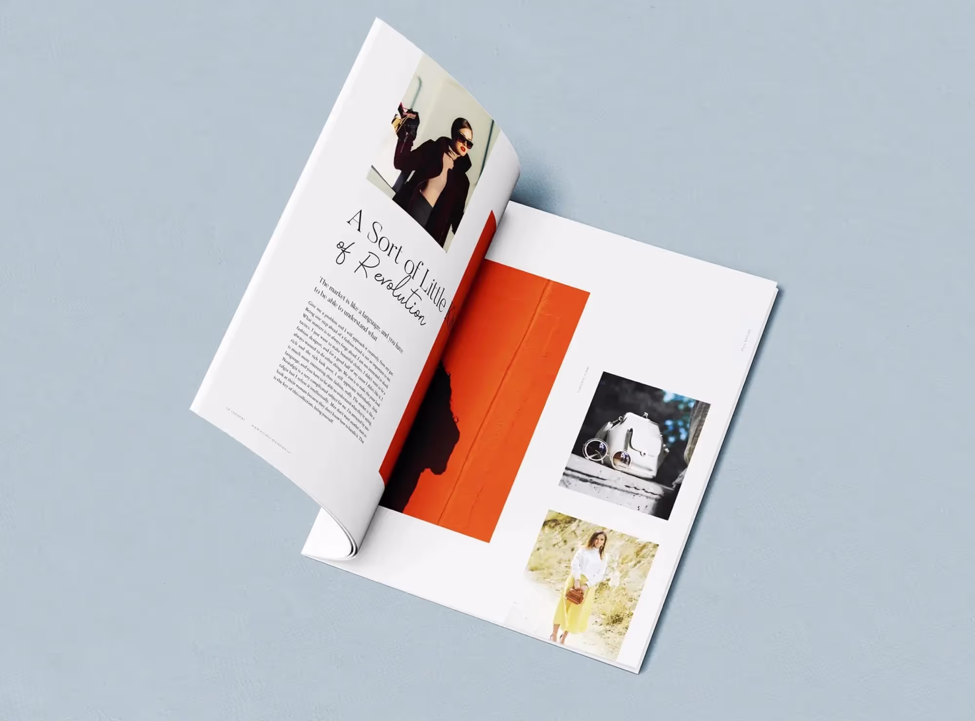 Free Magazine Mockup | Download at ls.graphics