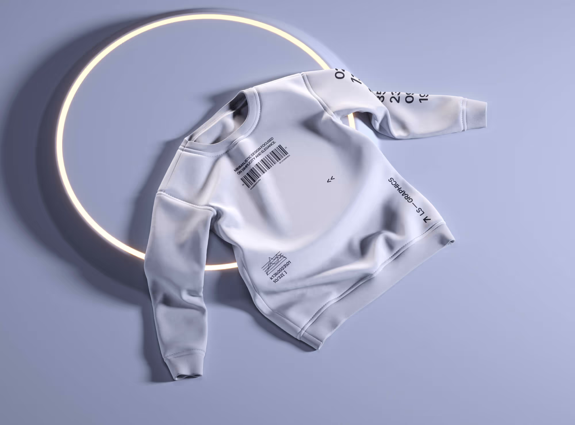 Free Sweatshirt in Environment Mockup | Best Commercial Version