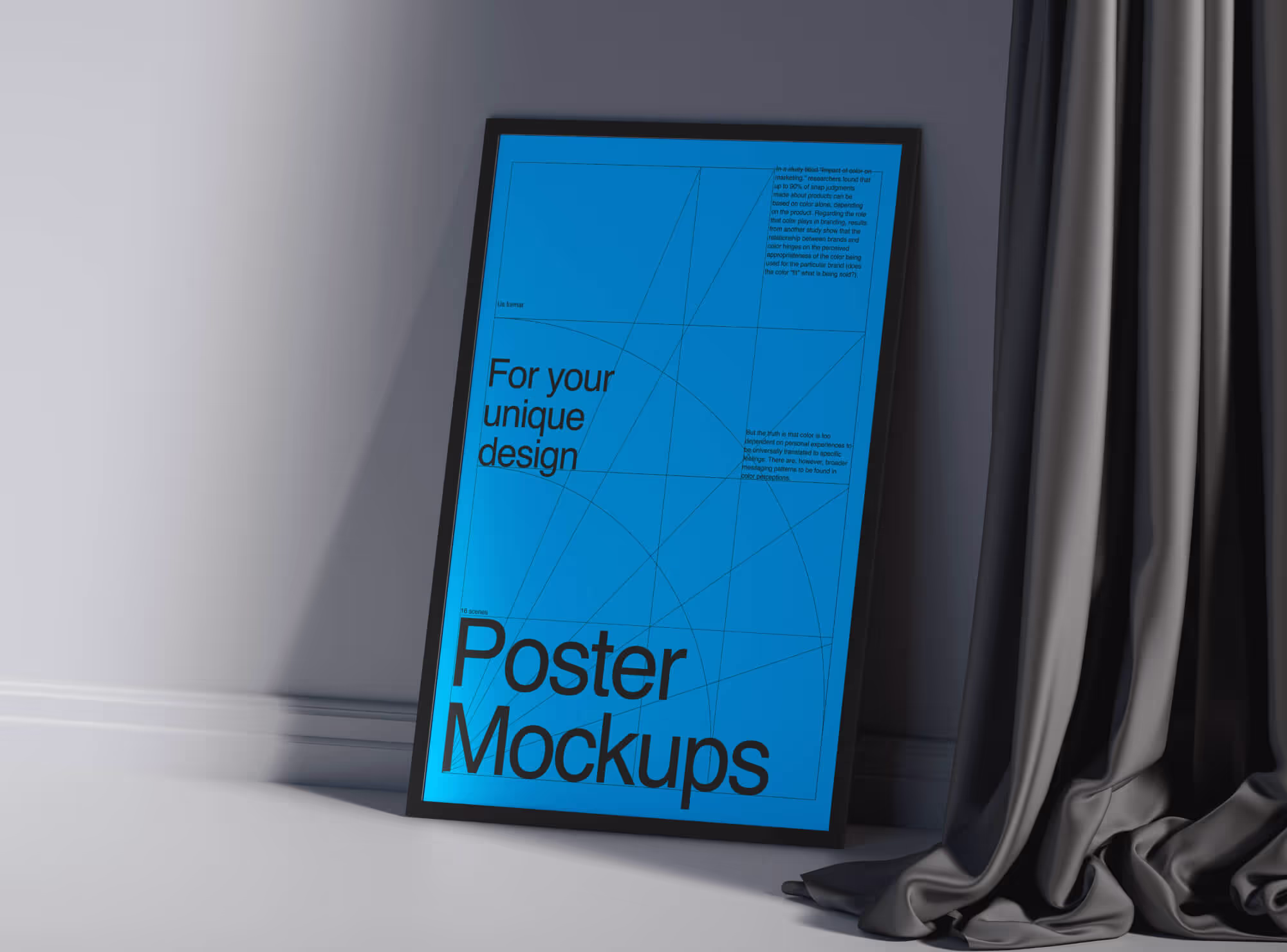 Free Stylish Frame Mockup | Commercial License Ready