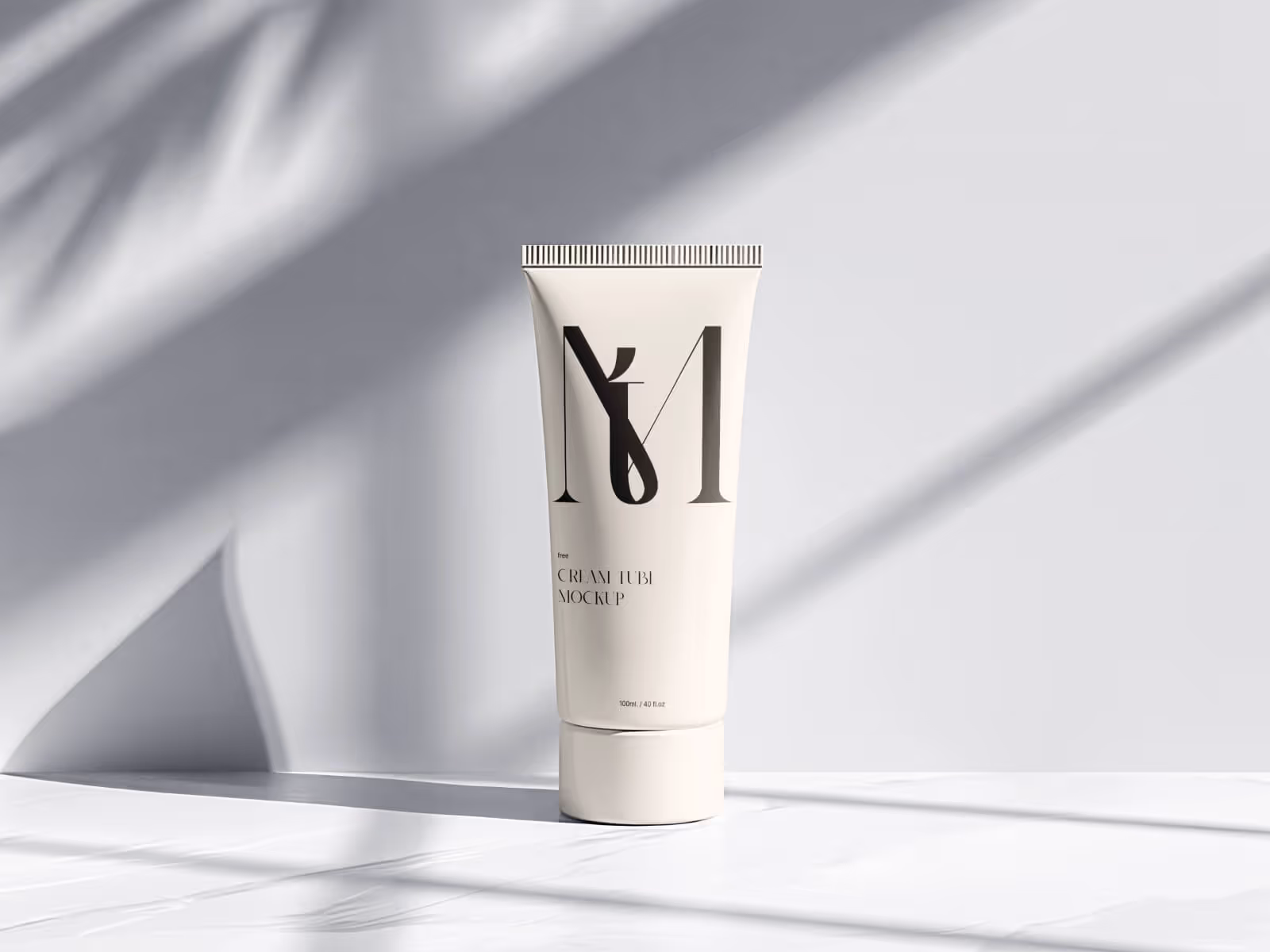 Free Stylish Cream Tube Mockup