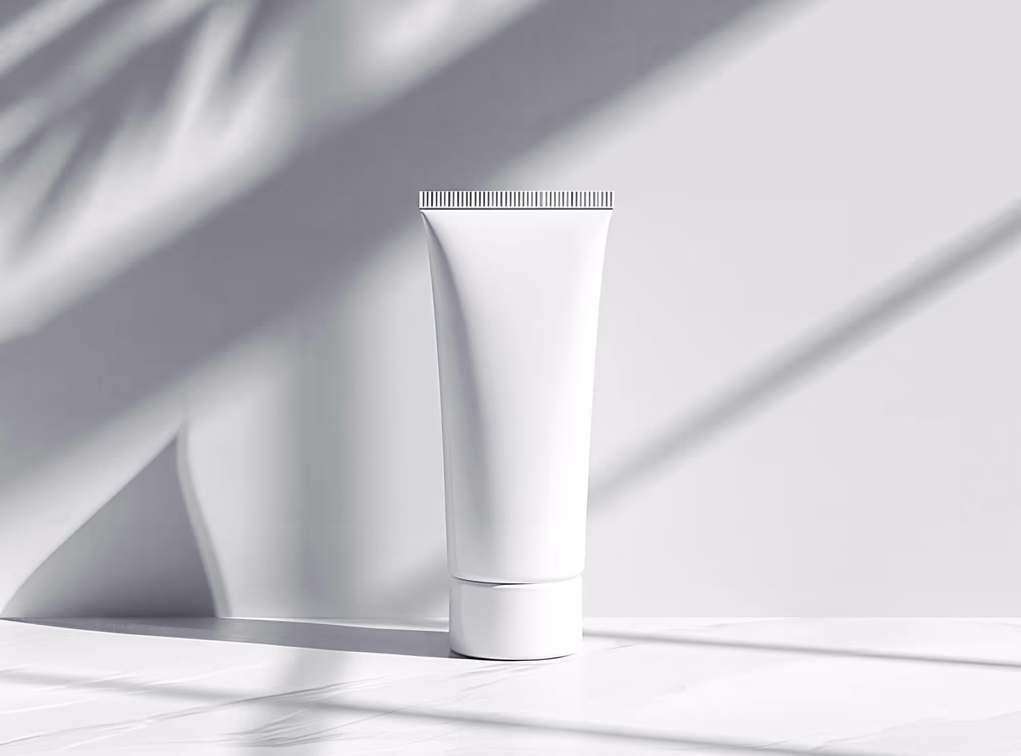 Free Stylish Cream Tube Mockup | Commercial License Ready