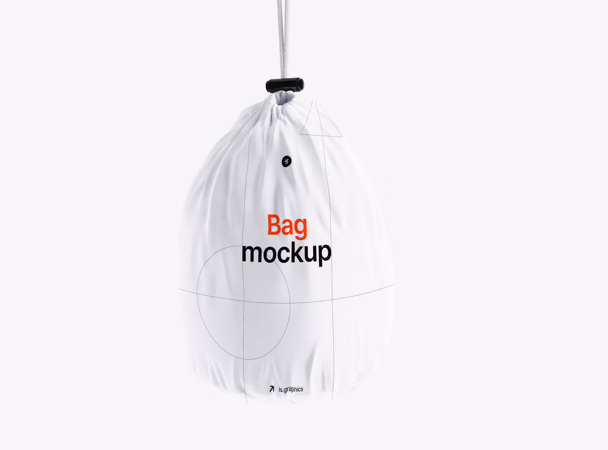 Free Fabric Bag Mockup | Available on ls.graphics