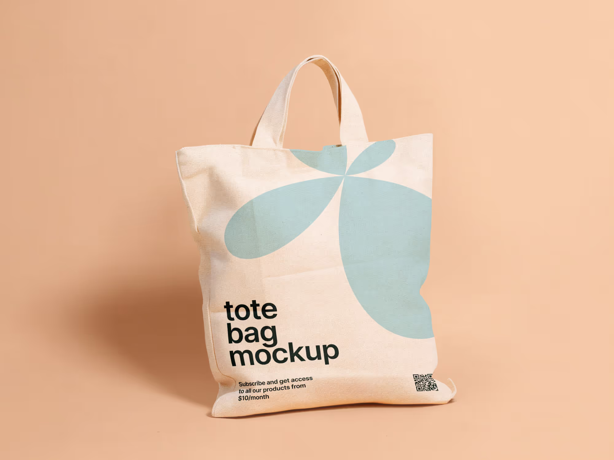 Free Bag with Short Handles Mockup | Top Selling Mockup