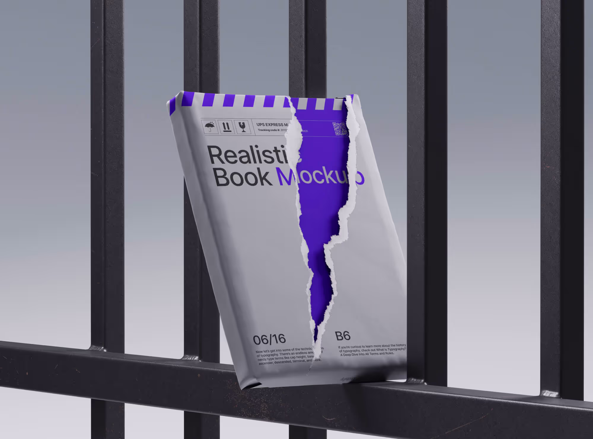 Free Torn Book Cover Mockup | Premium Download Ready
