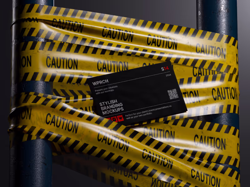 Free Distinctive Business Card Mockup