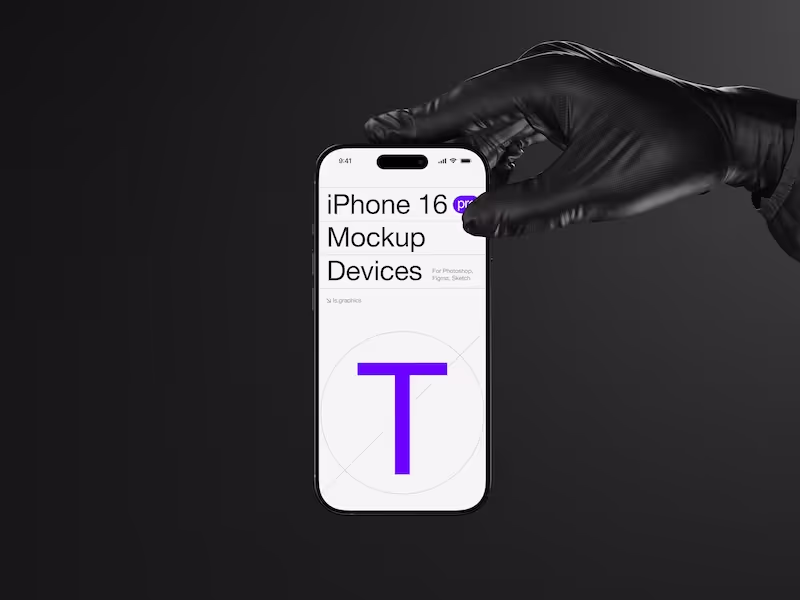 T-Mockups: iPhone 16 Pro Mockups, 5