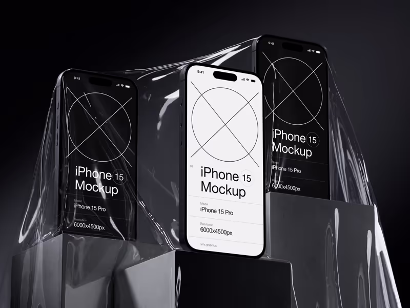 J-Mockups: iPhone 15 Pro, 16