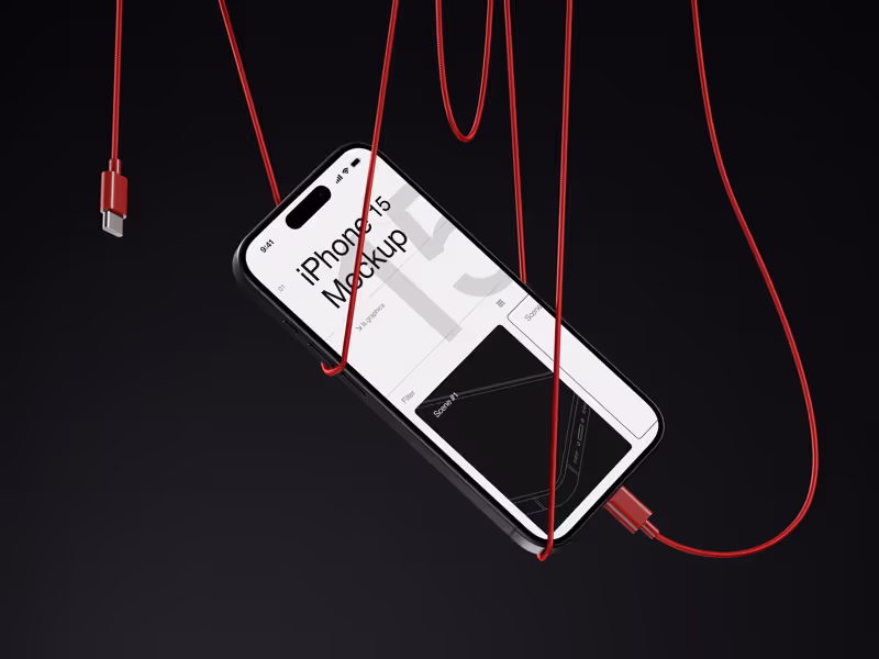 J-Mockups: iPhone 15 Pro, 10