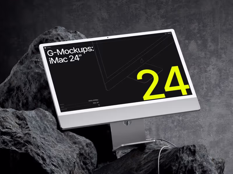 G-Mockups: iMac 24", 09