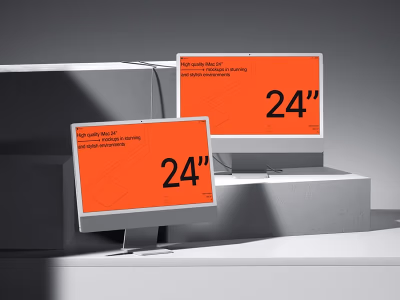 G-Mockups: iMac 24", 02