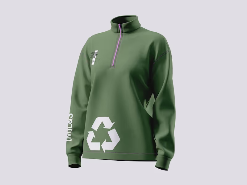 Sweatshirt front view mockup, 08