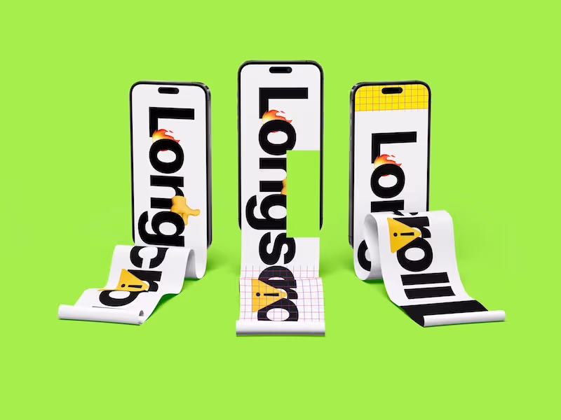 iPhone 14 Pro Longscroll Mockup #8