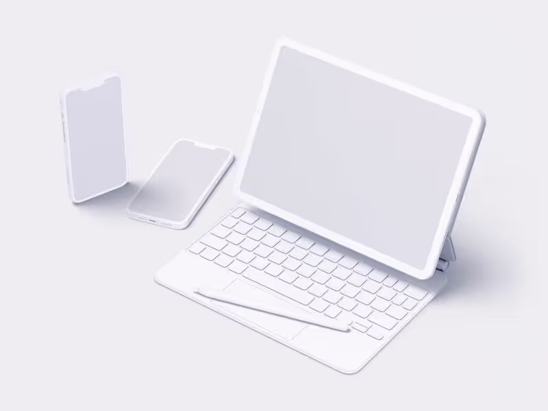Apple Mockups Bundle, Clay, 07