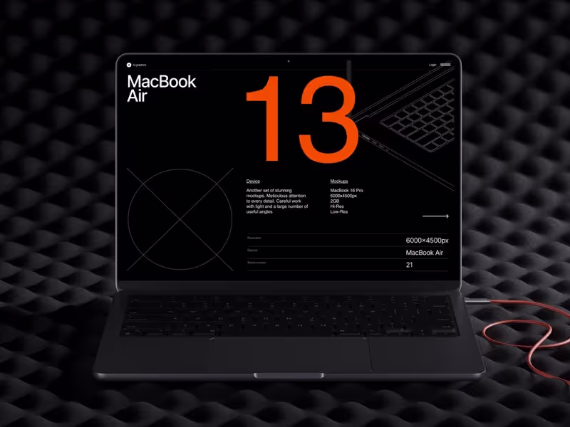 E-Mockups: MacBook Air, 13