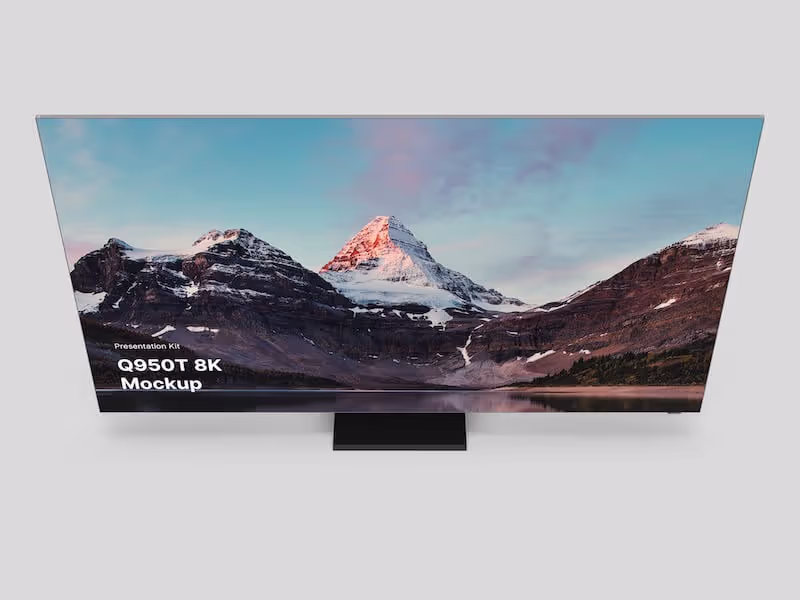 Samsung TV Mockups (Q950T 8K), 04