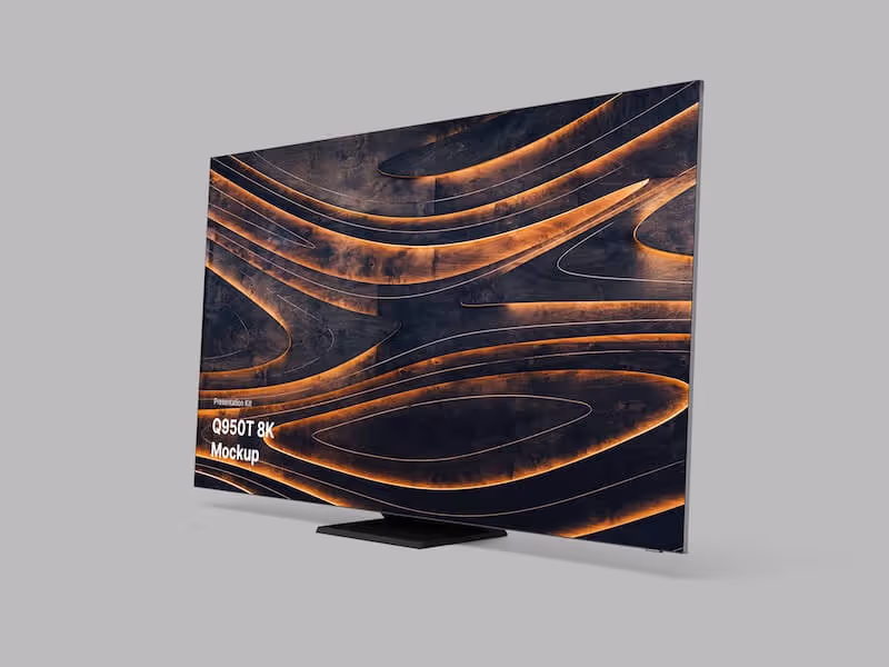 Samsung TV Mockups (Q950T 8K), 03
