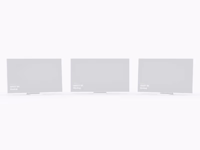 Samsung TV Clay Mockups (Q950T 8K), 05