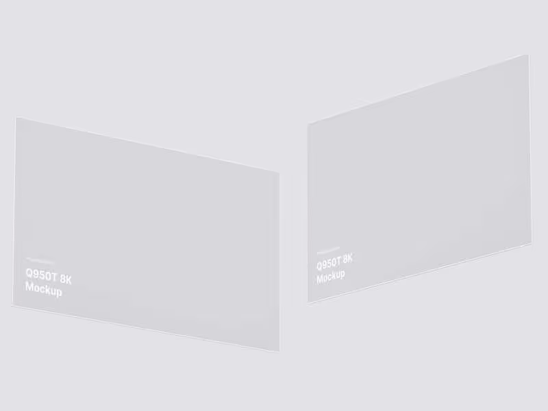 Samsung TV Clay Mockups (Q950T 8K), 09