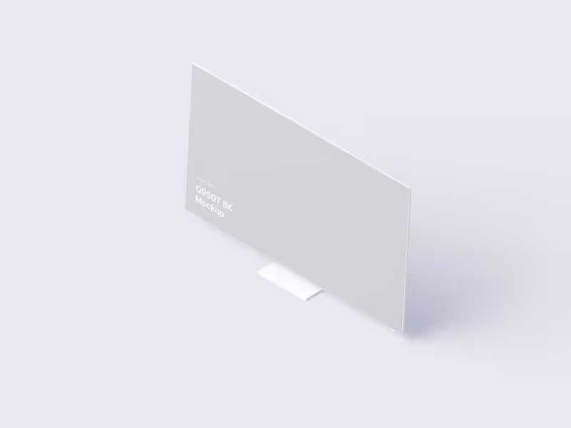 Samsung TV Clay Mockups (Q950T 8K), 11